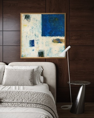 Decoración con Cerulus abstract painting