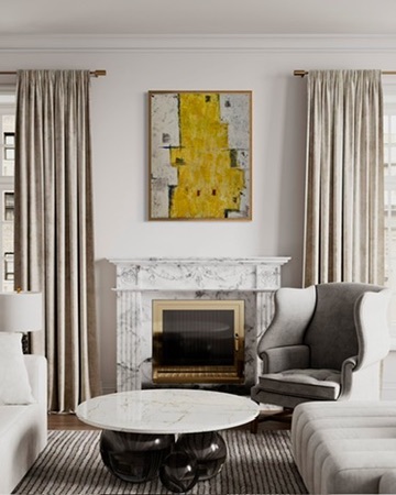 Decoración Los monjes abstract painting