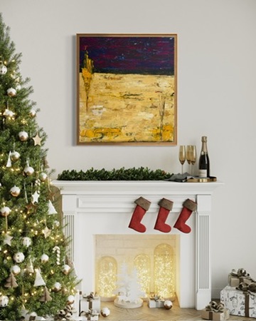 Decoración Dune Abstract painting
