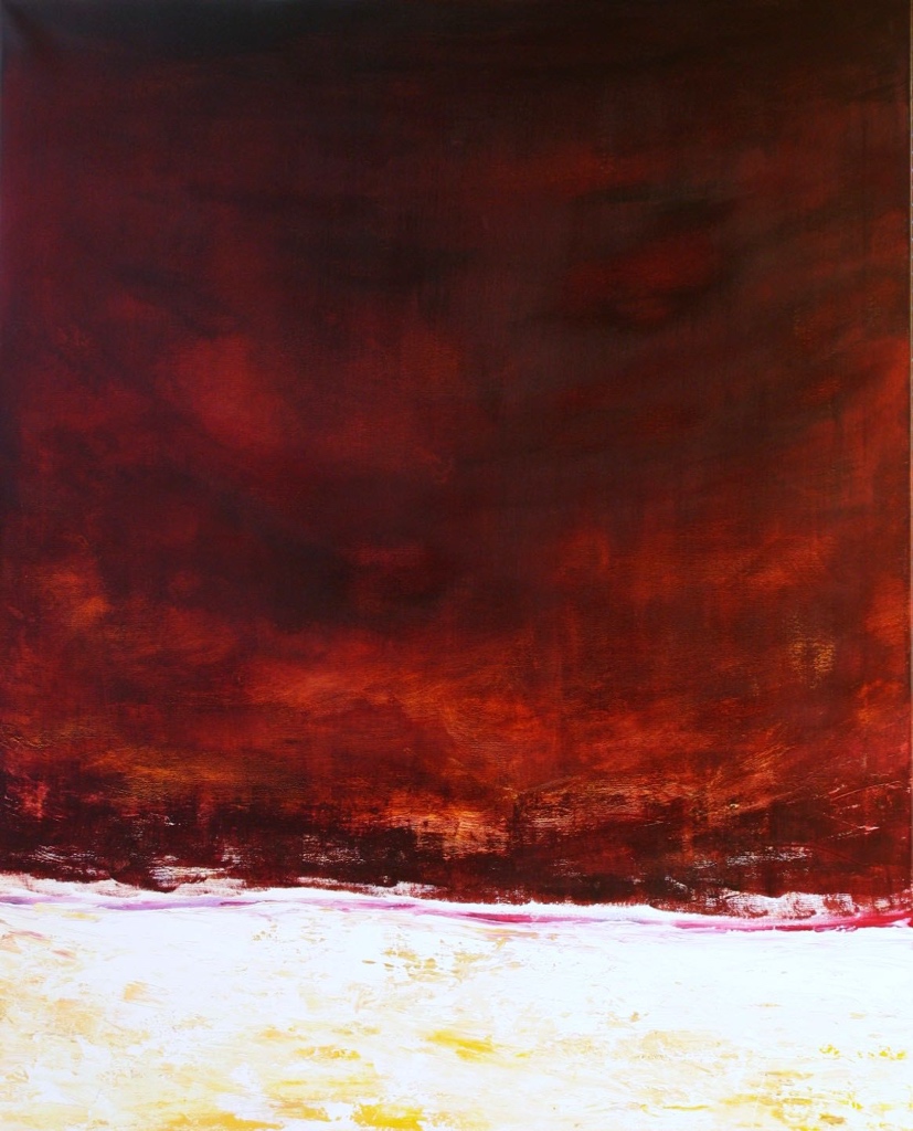 Sybirsk abstract landscape guso painting