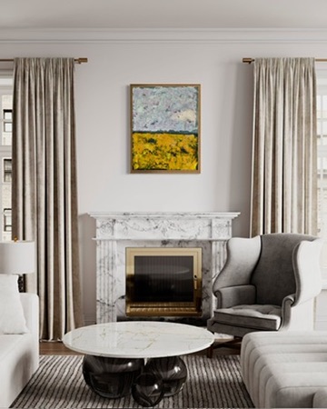 Decoración con  sunflowrs painting