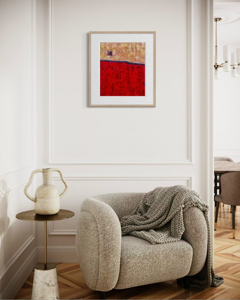 Decoración pintura sobre papel