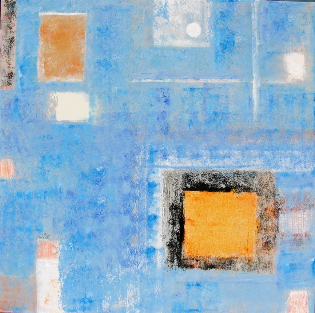 Abstract Painting Azul