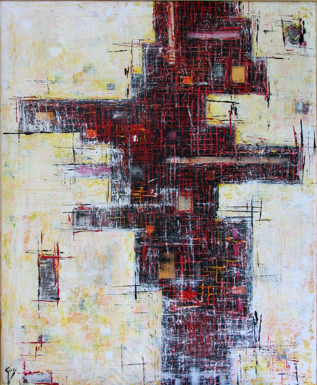 Lisboa abstract painting