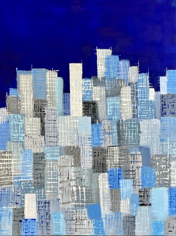 Acrylic painting on canvas